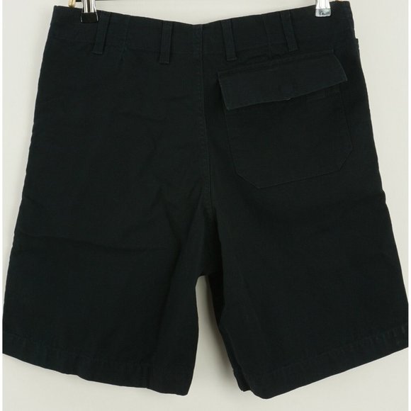 New albam Men's  31 / 32 / 33 8" Blue Canvas Drawstring Military Cadet Shorts - Picture 2 of 11